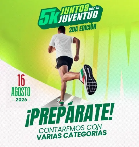 Carrera 5K Juntos por la Juventud Segunda Edición