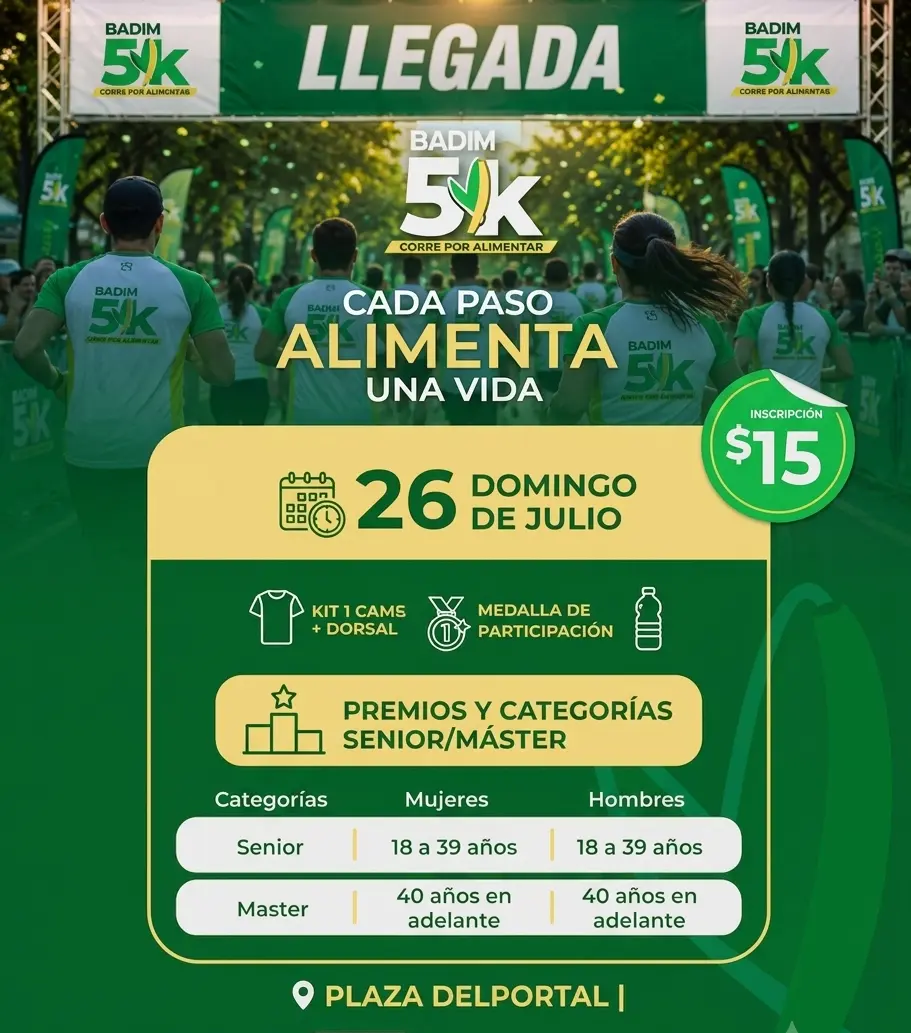 Carrera Solidaria 5K Corre por Alimentar Machala