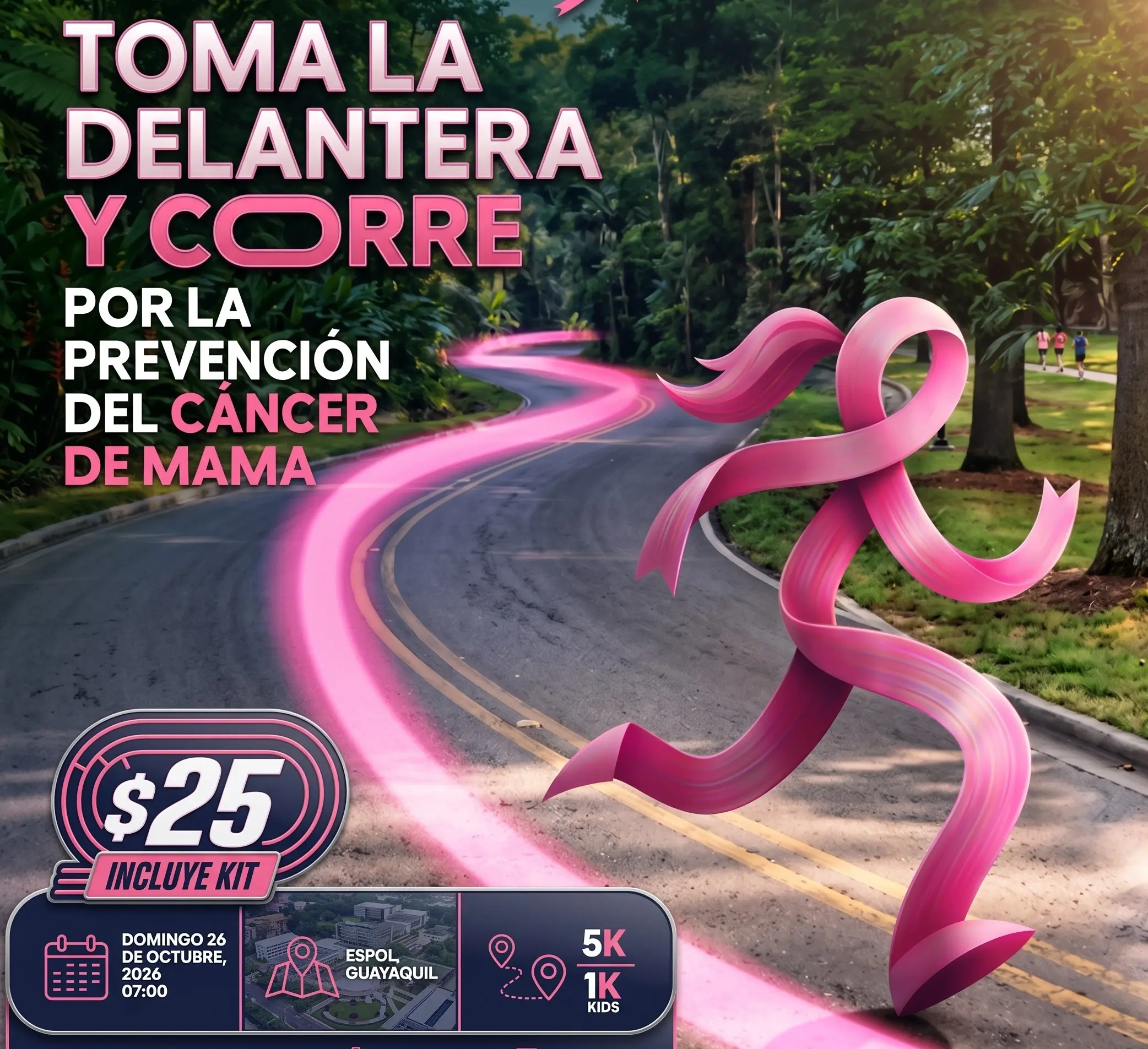 Carrera Adelántate al Cáncer Guayaquil