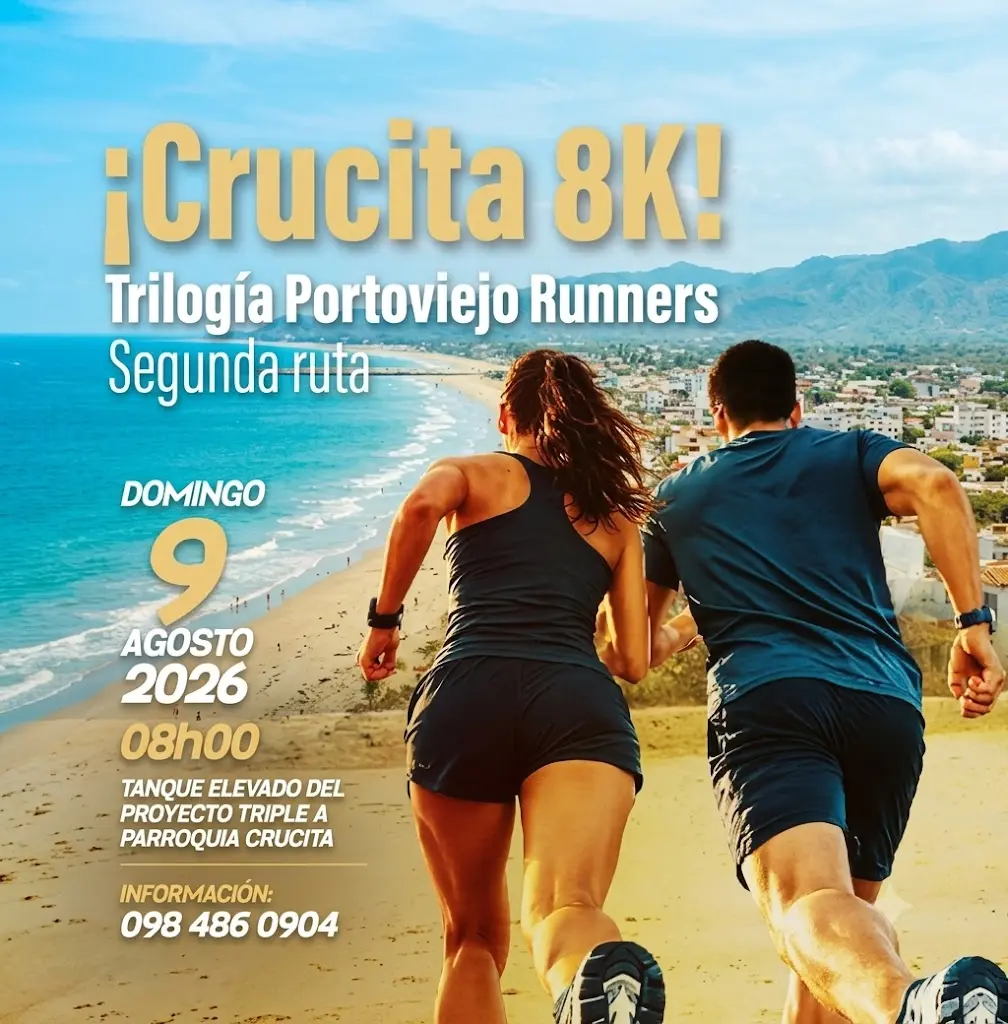 Carrera Crucita 8K - Segunda Ruta Trilogía Portoviejo Runners