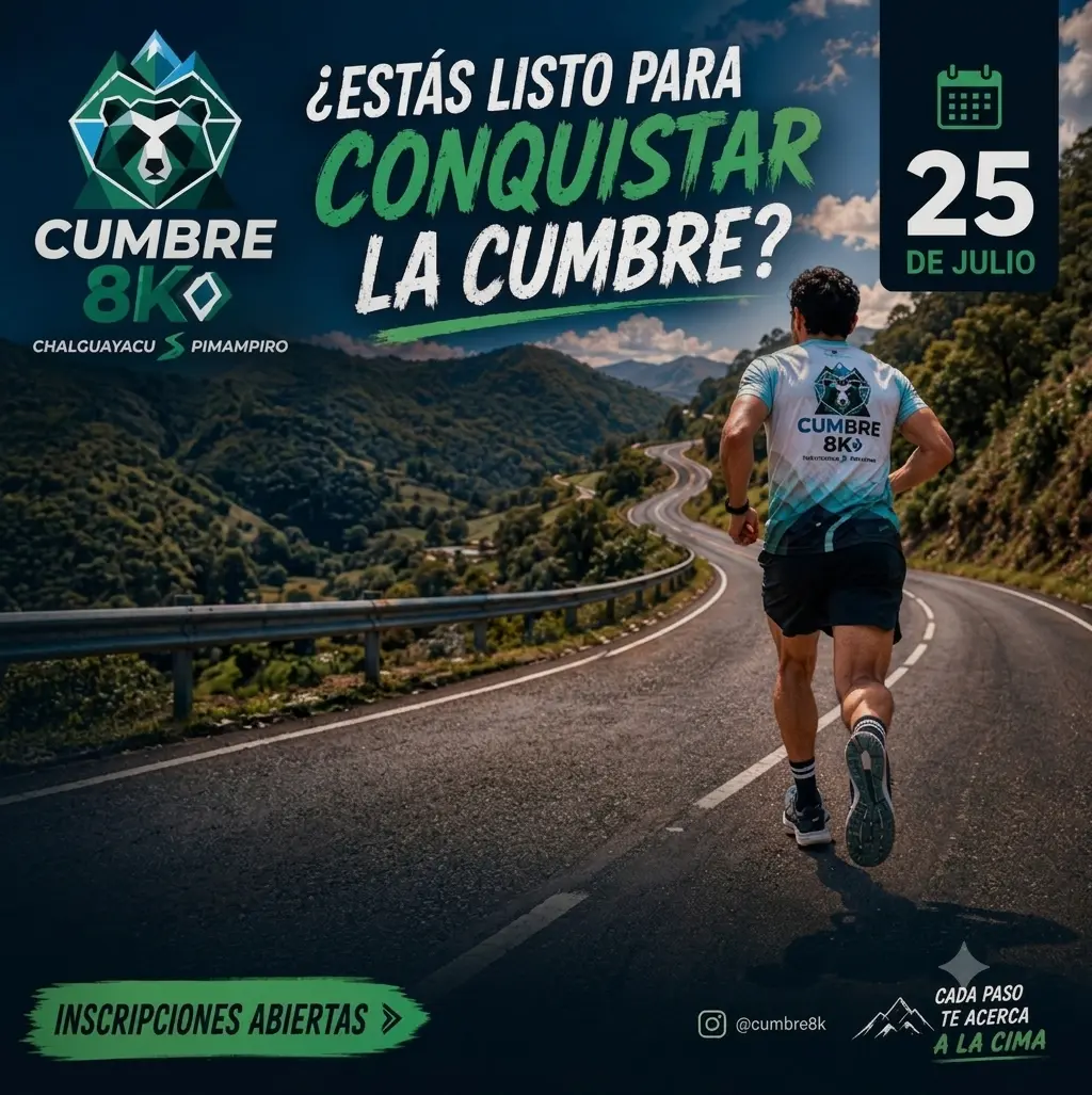 Carrera de Asfalto Cumbre 8K Pimampiro