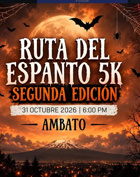 La Ruta del Espanto Halloween 5K Segunda Edición Ambato